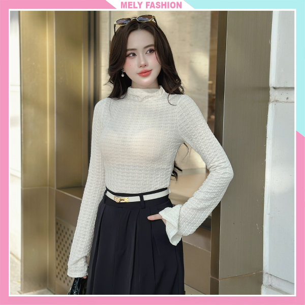 Áo thun xốp nữ tay loe AL42
